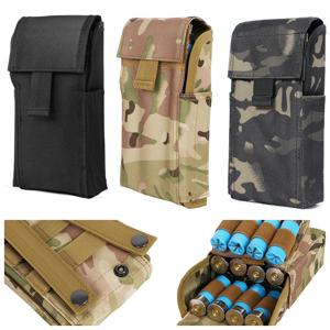 전술 25 라운드 12 게이지 잡지 파우치 탄약 쉘 파우치 허리 Airsoft 총 총알 홀더 소총 카트리지 사냥 액세서리