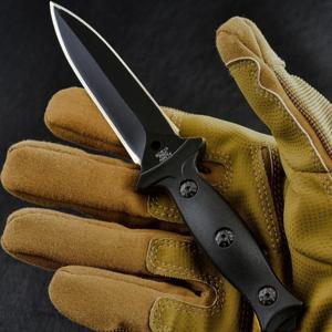 1개 야외용 포켓 나이프 캠핑 하이킹 도구 고정 블레이드 나이프 440C 블레이드 ABS 핸들 EDC 서바이벌 헌팅 커팅 나이프