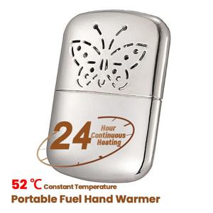 휴대용 포켓 손난로 재사용 가능한 연료 손난로 히터 야외 사냥 캠핑을위한 초경량 표준