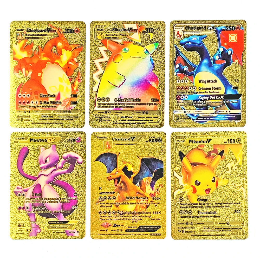 포켓몬 배틀 게임 카드 영어 피카추 희귀 카드 게임 수집가 애니메이션 게임 애니메이션 팬을위한 카드, 할로윈 및 크리스마스 선물