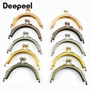 5/10Pcs Deepeel 85mm 금속 가방 핸들 동전 지갑 프레임 키스 걸쇠 핸드백 지갑 핸들 DIY 바느질 브래킷 액세서리