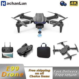 HACHANLUN E99 Quadcopter 접이식 드론 원격 제어 핸들 4 축 항공기 HD 사진 UAV 고도 고정