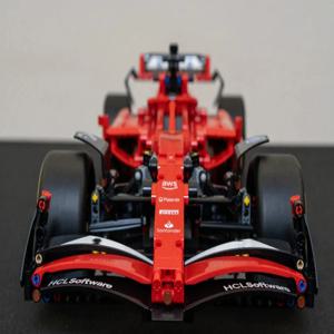 슈퍼 레드 스포츠카 포뮬러 레이싱 트랙 자동차 퍼즐 조립 그룹 소년과 소녀 생일 선물 장난감