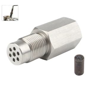 범용 스테인레스 스틸 SS304 체크 엔진 라이트 CEL 미니 촉매 O2 센서 스페이서 어댑터 M18X1.5