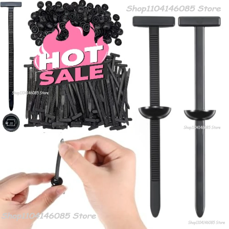 신형 고강도 나일론 케이블 타이 만능 셀프 잠금 지퍼 타이 자동차 수리 일상 사용 사무실 정리 케이블 마커