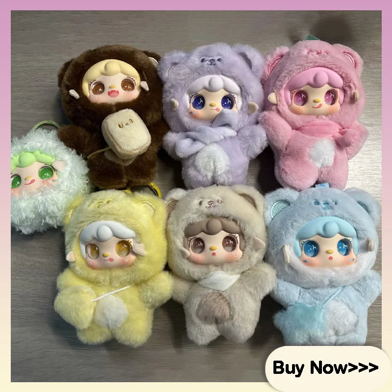 유키 산소 4세대 V4 바이트 베어 시리즈 플러시 랜덤박스 고급 데스크탑 모델 주얼리 인형 서프라이즈 미스터리 박스 선물