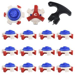 쉬운 설치를 위한 렌치가 있는 14개 퀵 트위스트 골프 신발 스터드 - 남성과 여성을 위한 내구성 있는 골프 액세서리