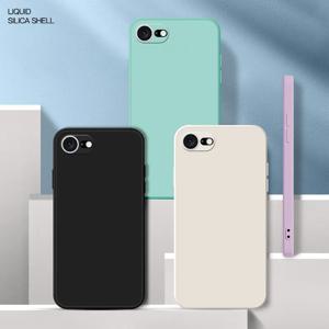 iPhone 7 전화 케이스 iPhone 8 TPU 럭셔리 충격 방지 기존 액체 실리콘 케이스 iPhone SE 2020 2022 7 8 Plus 커버 케이스