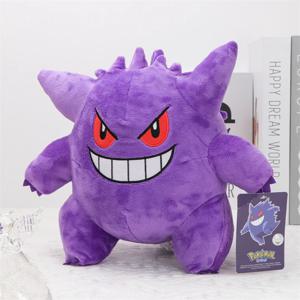 포켓몬 Gengar 플러시 장난감 애니메이션 포켓 몬스터 메가 슬리핑 Gengar Peluche 인형 생일 선물 어린이