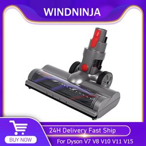 다이슨 V7 V8 V10 V11 V15용 무선 진공 청소기 롤러 브러시 헤드 LED 헤드라이트, 롤러 브러시가 있는 퀵 릴리스 모터헤드