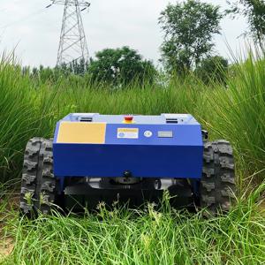 새로운 지능형 잔디 깎는 기계 - 제로턴 모어, 원격 시동 및 원격 제어 기능 포함.