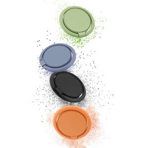 360 도 손가락 반지 휴대폰 스마트폰 스탠드 거치대 마운트 지지대 액세서리, 원형 휴대폰 손가락 스탠드 소켓 거치대