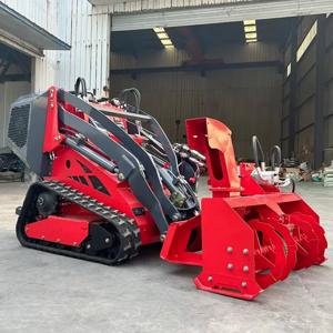 DRT450 미니 스키드 스티어 로더 프론트 엔드용 직접 판매 제설기 블로워 제설기 스노우 스위퍼