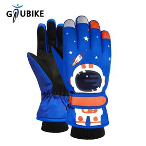 GTUBIKE 겨울 어린이 스키 장갑 두꺼운 방수 어린이 장갑 스노우 보드 타고 눈 어린이 겨울 장갑 소년 소녀