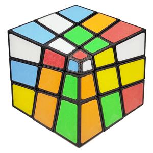 ZEPUZZLES Squished 3x3 매직 큐브 스피드 큐브 이상한 모양 퍼즐 스티커없는 큐브 퍼즐 장난감 어린이 선물 Cubo Magico
