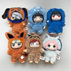 Toptoy 나루토 Shippuden 야수 파티 시리즈 비닐 피규어 플러시 같은 질감 블라인드 박스 Chibi Kakashi Sasuke Collectible