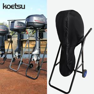 KOETSU 두꺼운 외부 엔진 커버 420D 옥스포드 천 소재 검정색 해양 엔진 커버 요트 엔진 및 해양 엔진에 적합