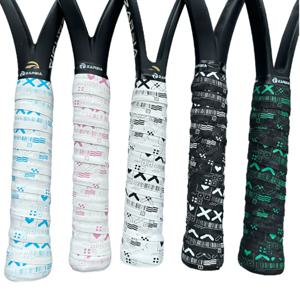 ZARSIA 새로운 무광 프린트 흡습 그립 테이프 테니스 배드민턴 라켓용 건조 논슬립 땀 방지 1개