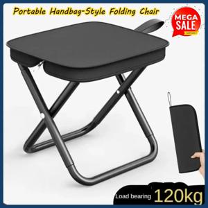 핸드백 스타일 다기능 야외 피크닉 캠핑 접이식 의자 초경량 백팩 스타일 미니 스툴