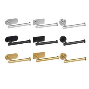 스테인레스 스틸 종이 타월 홀더 욕실 펀치없는 종이 타월 홀더 화장실 화장실 못없는 롤 종이 홀더