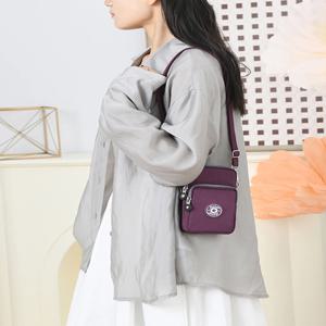 패셔너블하고 다용도인 세로형 폰백, 여성용 동전지갑, 싱글숄더 크로스백