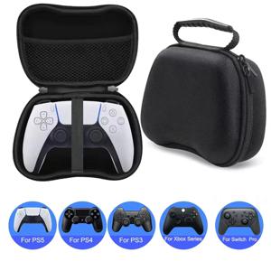 PS5 PS4 PS3/Xbox 시리즈 게임 패드 용 휴대용 스토리지 핸들 가방 Nintendo Switch Pro 액세서리 용 EVA 보호 운반 케이스