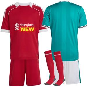 새로운 25 26 리버풀 성인용 셔츠 키즈 키트 2025 리버풀 성인용 셔츠 키즈 키트