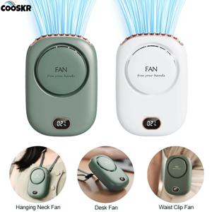 휴대용 미니 팬 허리 클립 팬 충전식 교수형 목 팬 야외 캠핑 허리 팬 여행을위한 USB 소형 냉각 포켓 팬