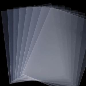 10pcs L 형 A4 폴더 모놀리식 폴더 파일 보호 커버 투명 파일 봉투 폴더