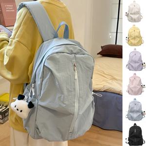 노트북 백팩 대학생용 학교 가방 여성용 가방 남성용 여행용 업무용 데이팩 대형 나일론 책가방 청소년용