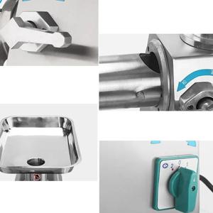 전기 고기 분쇄기 850W 모터 3가지 분쇄 크기 녹 방지 스테인리스 스틸 소고기 돼지고기 애완동물 사료용 새 제품