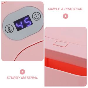 아기용 물티슈 워머 1개, 안전하고 무취이며 내구성이 뛰어나며 원버튼 온도 조절, 저전력 지속 가열 아기 물티슈 히터