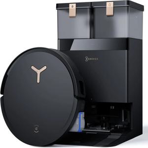 새로운 ECOVACS DEEBOT X8 PRO OMNI 로봇 진공청소기 및 물걸레, 18000Pa, OZMO 롤러 즉시 자동 세척 기능, 167 ℉   온수 모