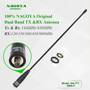 NAGOYA 오리지널 안테나 NA-771 SMA-암, 양방향 라디오 UV-5R, UV-82 TH-UV8000D, UV-25D 노트, 듀얼 밴드 안테나