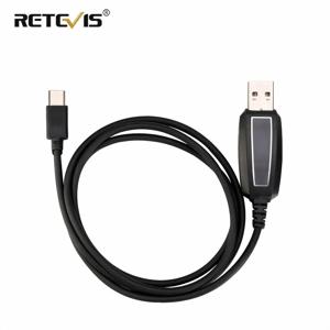 Retevis RB619 오리지널 USB 프로그래밍 케이블 타입-C 워키토키 액세서리 Retevis B63S B3S RB19 RB619 RT622P RT22P용