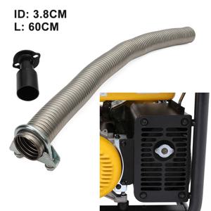 2 인치 배기 연장 파이프 혼다 EU6500is EU7000is 인버터 오토바이 배기 파이프 용 범용 Firman 발전기 머플러