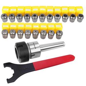 MTB2 MTB3 MTB4 ER16 ER20 ER25 ER32 스프링 클램프 세트 ER 콜렛 척 슈트 모스 홀더 CNC 밀링 선반 도구 ER 수집 척