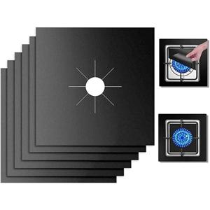 가스레인지 보호대 쿠커 뚜껑 라이너 청소 패드 주방 조리기구 액세서리 재사용 가능한 보일러 후드 보호대 2개