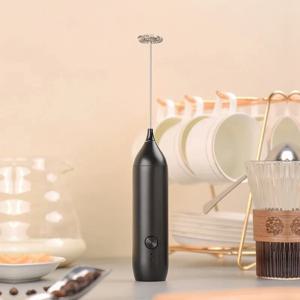 전기 우유 거품기 커피 거품기 USB-C 충전식 전기 거품기 강력한 미니 음료 믹서