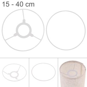 DIY 테이블 램프 천장 생산을 위한 15 - 40cm E27 표준 전등갓 원통형 빈티지 램프 그늘 프레임