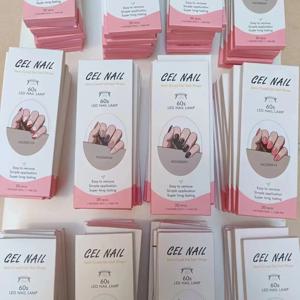 16/20/22팁 세미큐어드 네일 랩 할로윈 크리스마스 접착 방수 오래 지속되는 젤 네일 스티커 세트 (UV 램프 필요)