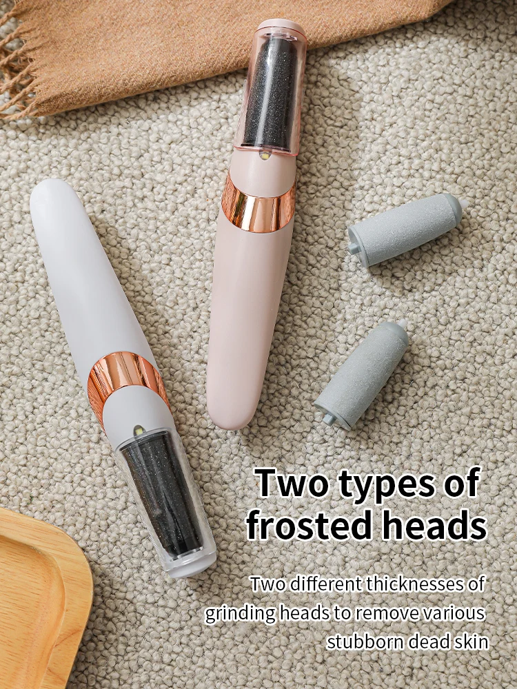 전기 발 분쇄기 자동 발 캘러스 마찰 페디큐어 죽은 피부 캘러스 리무버 발 충전식 발 미용 기계
