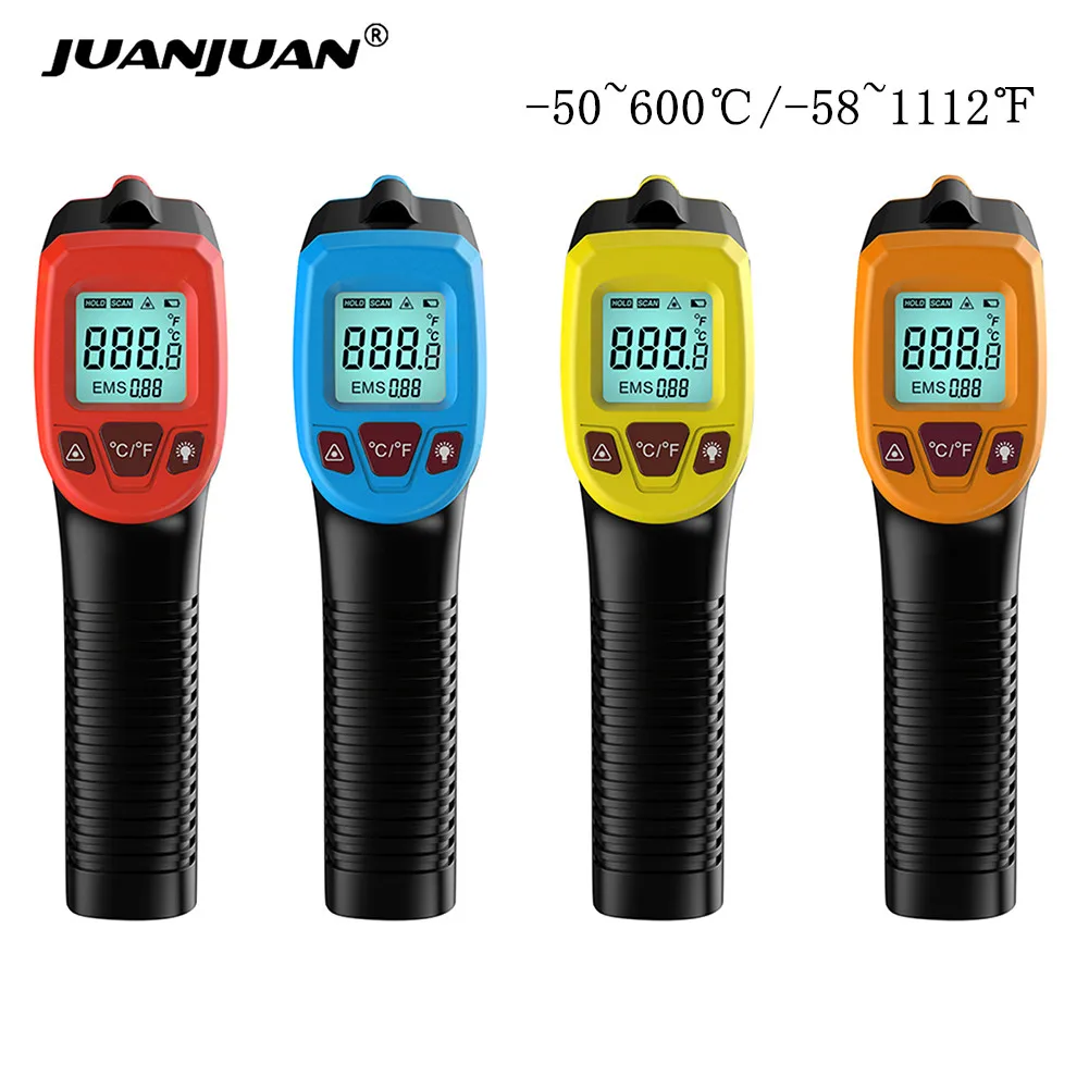 -50~600 ℃   / -58~1112 ℉   GM320S 비접촉 산업용 적외선 온도계 IR 고온 건 LCD 레이저 포인터 -50~600 ℃