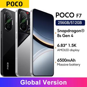 글로벌 버전 포코 F7 5G 스마트폰 6.83인치 6500mAh 배터리 1.5K AMOLED 50MP 카메라 OIS NFC 90W 하이프차지 스냅드래곤 ®   8세대 4