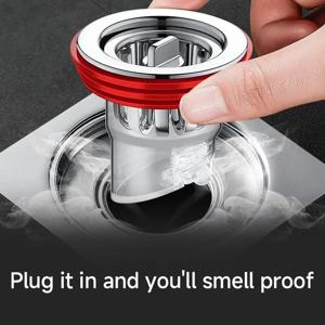 냄새 방지 바닥 배수 밸브-하수구 코어 역류 방지 장치 주방 욕실 화장실 하수구 용 샤워 바닥 배수 플러그