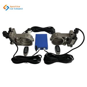 배기 파이프 전자 밸브 키트 범용 다각도 모드 60mm 컨트롤러 장치 리모컨 키트 컨트롤러 스위치