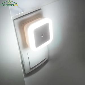 LED 야간 조명 모션 센서 스마트 전구 플러그 작동 침대 옆 사각형 벽 램프 룸 복도 통로 화장실 주택 조명