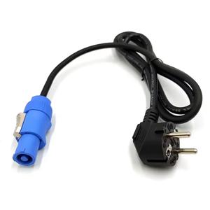 Powercon 플러그 무대 조명 전원 공급 장치 코드 고품질 검정색 3 코어 1.2M 전원 연결 케이블 DMX512 조명 LED 조명 이벤트 쇼