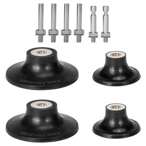 SIFANG 1/2/3인치 롤 잠금 샌딩 디스크 홀더, 백킹 패드, 퀵 체인지 어댑터, 2PC, 1/4인치 생크