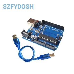 UNO R3 공식 박스 ATMEGA16U2+MEGA328P 칩 R3 개발 보드 + USB 케이블